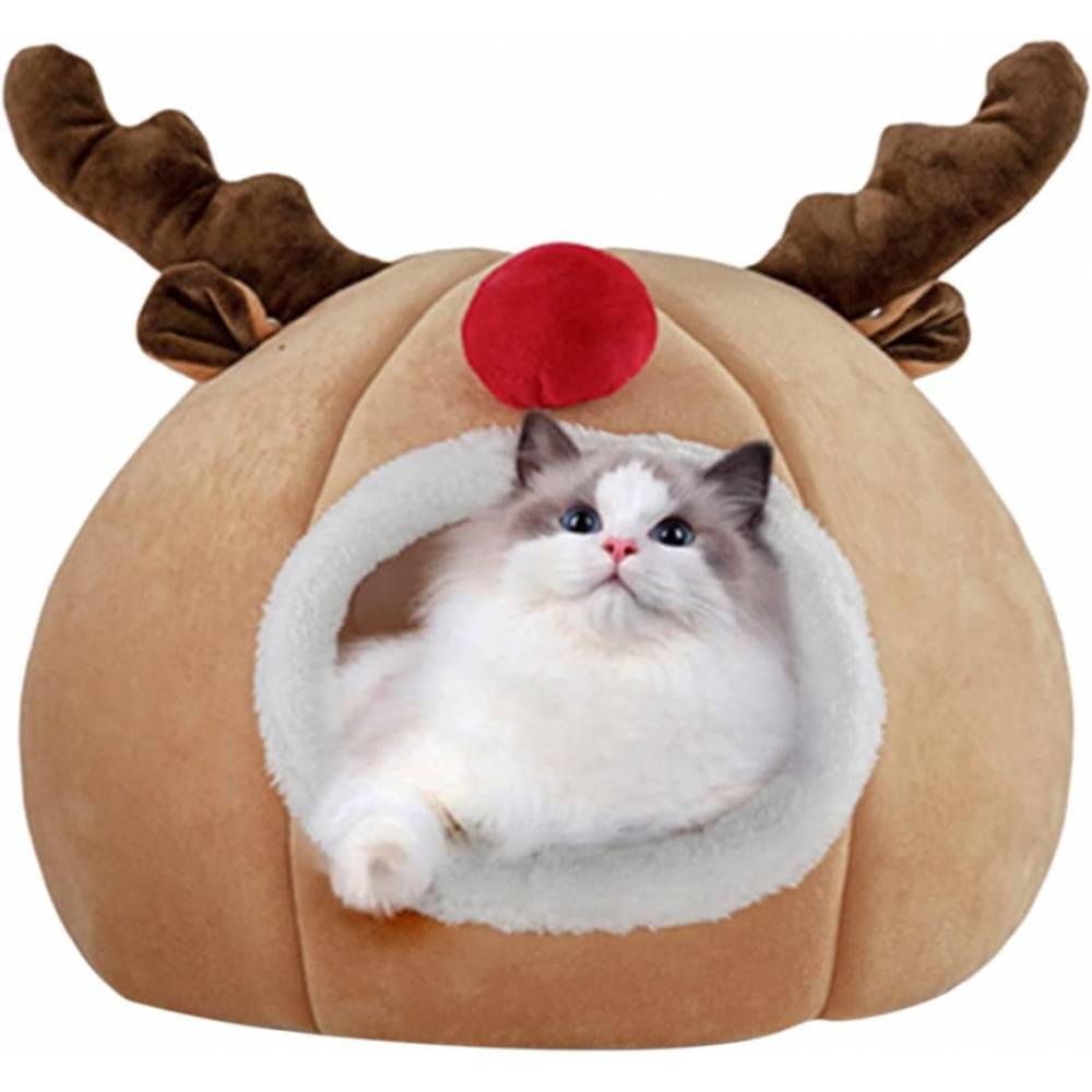 Rudolph The Red-Nosed Коледна къща за котки