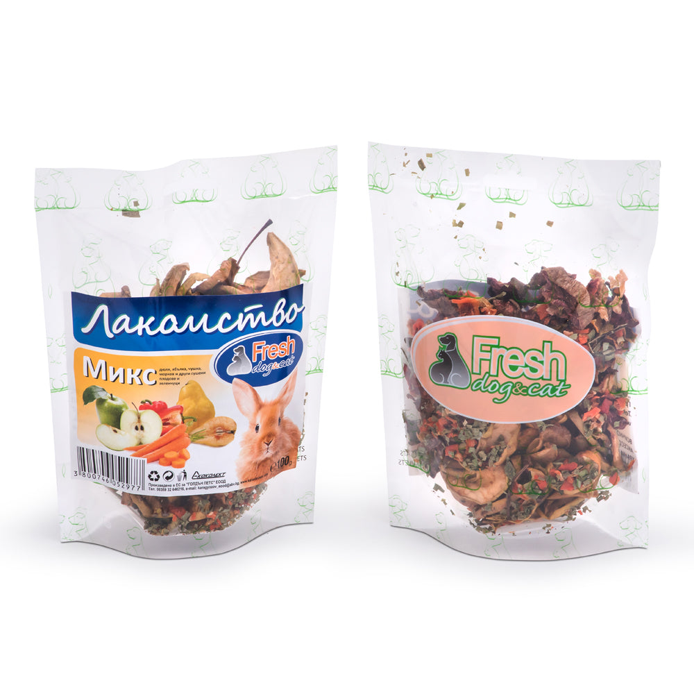 Fresh Лакомства за гризачи микс 100гр