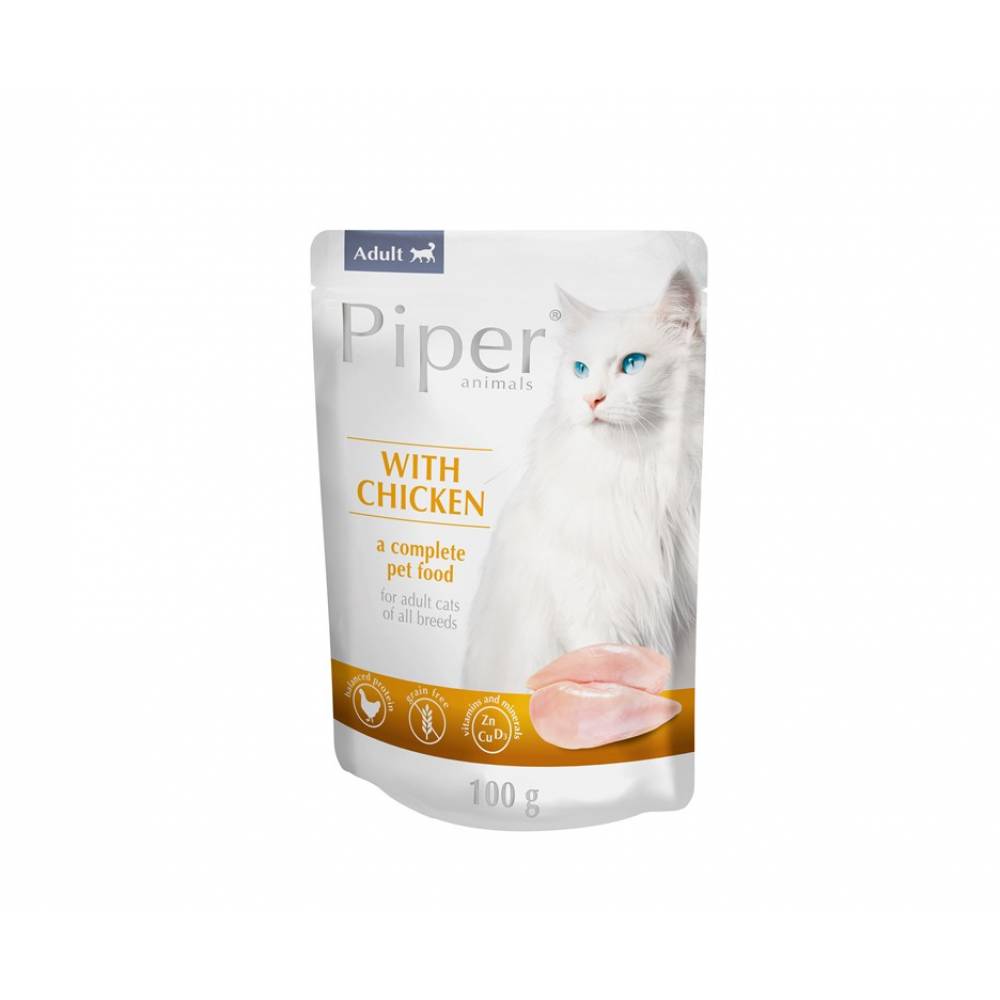 Piper Adult Премиум пауч за котки 100 гр