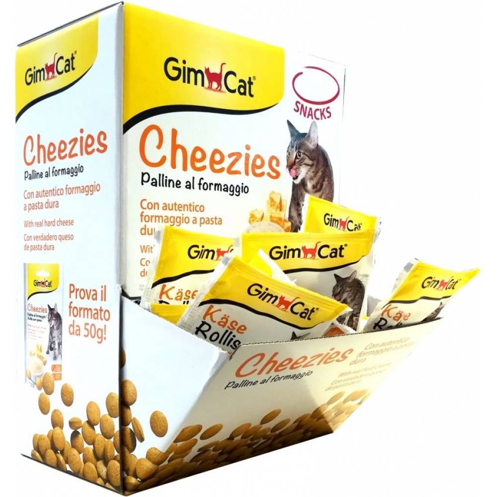 Gim Cat Snacks Котешки таблетки с пармезан и витамини 10 гр - 25 бр
