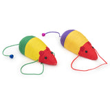 Colorful Sisal Mouse: Играчка за котка
