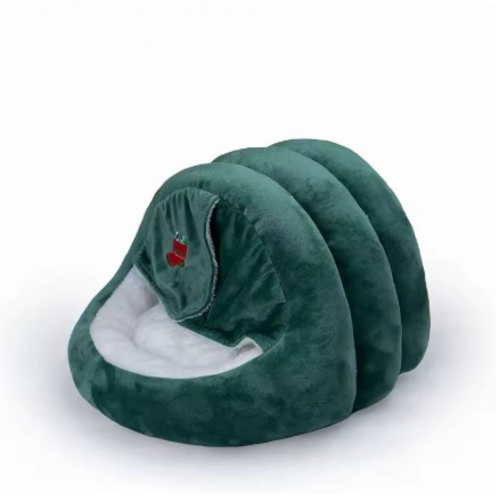 Fluffy Cat Bed - Плюшено легло за котка
