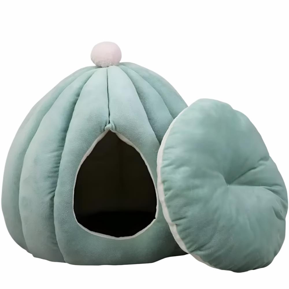 Pumpkin PUFF Пулюшена къща за котка с формата на тиква