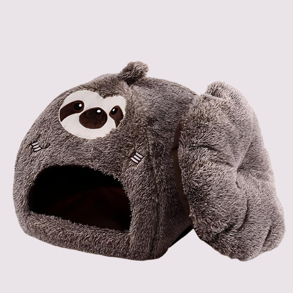 Lazy Sloth Плюшена къща за котки с ленивец