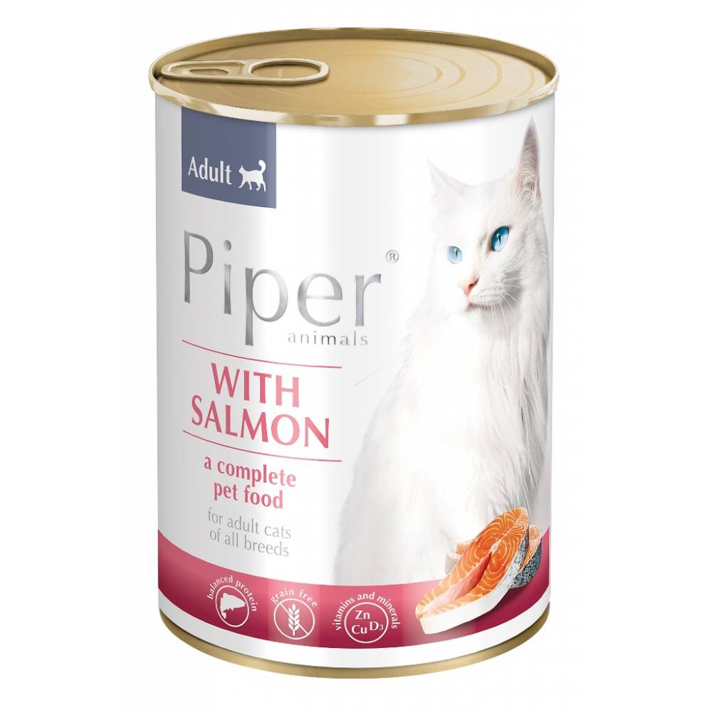 Piper Adult – Премиум консервирана храна за котки, 400 гр