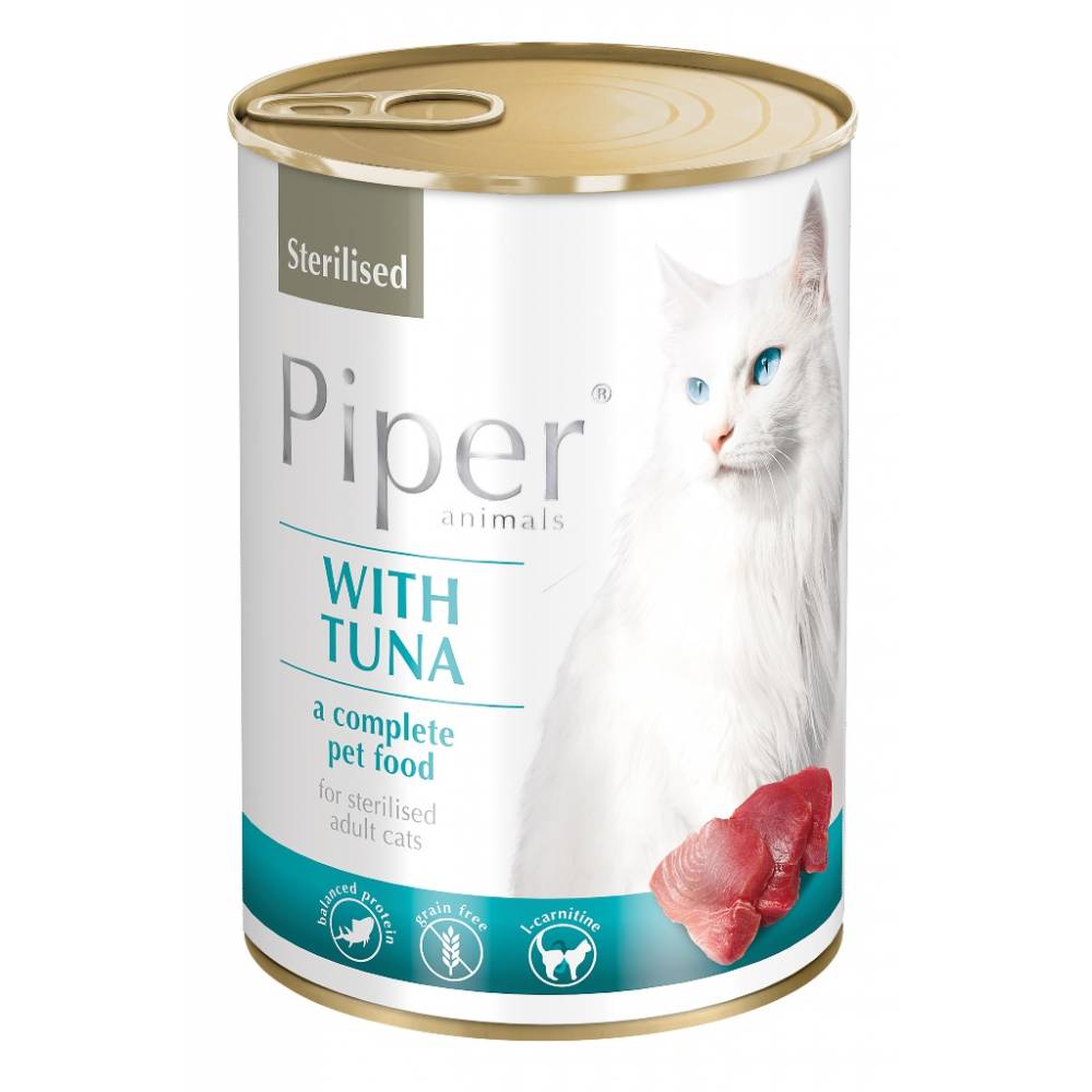 Piper Sterilised Специализирана консервирана храна за котки 400гр