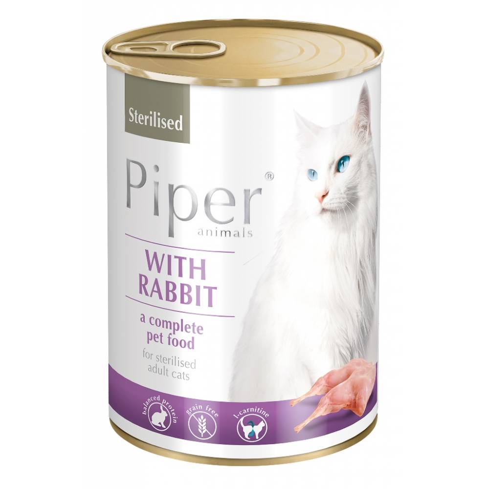 Piper Sterilised Специализирана консервирана храна за котки 400гр