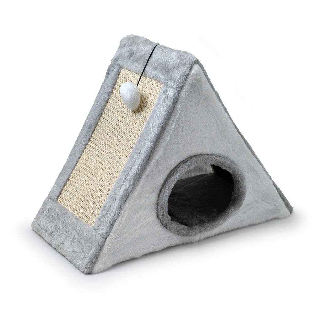 Cat Tent Къща и драскало за котка
