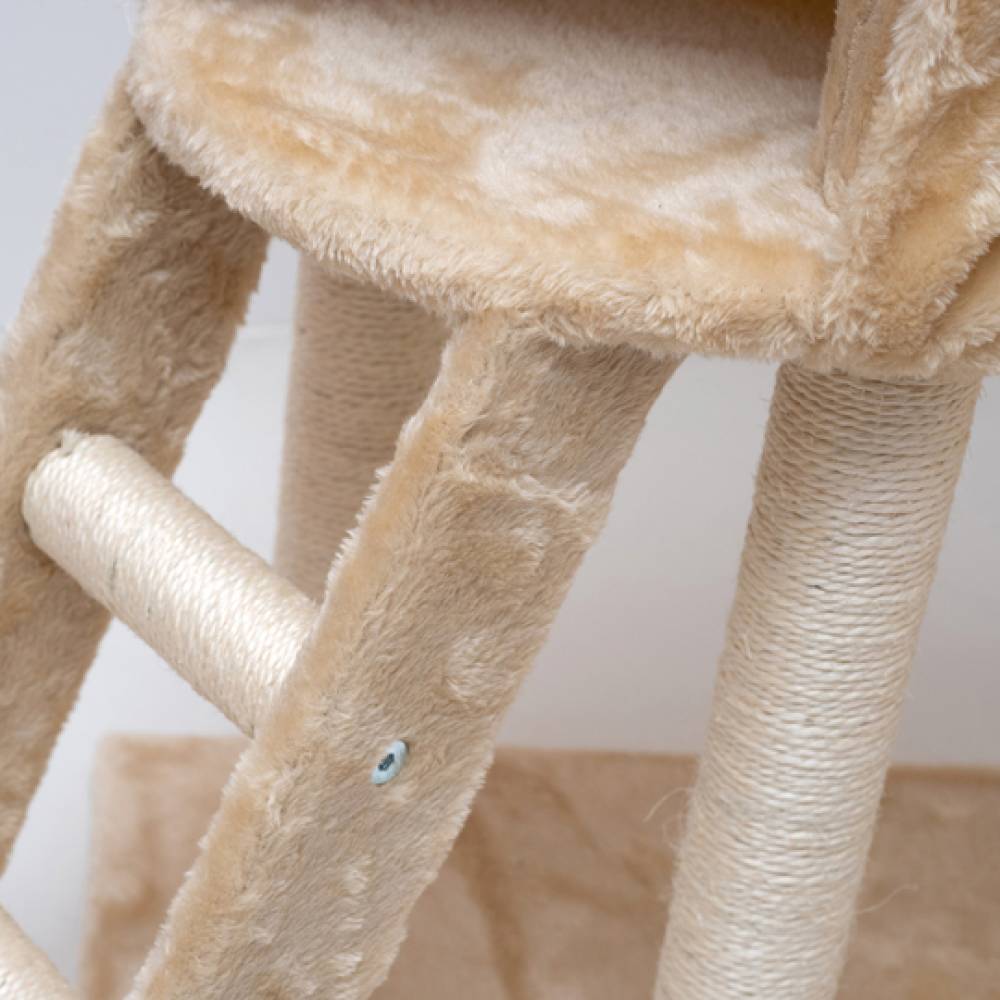 Cat Haven Драскалка за коти с легло и площадка за игра