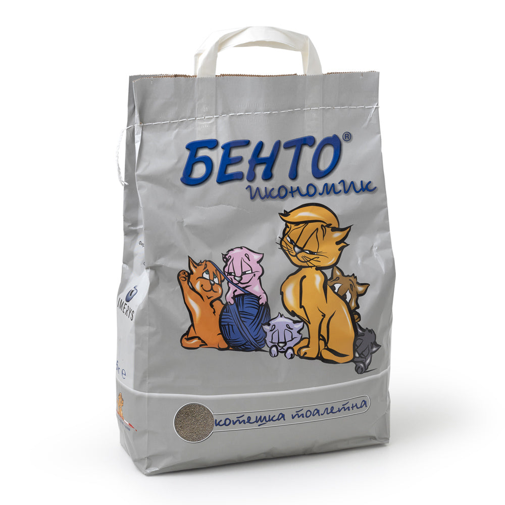 Бенто икономик пълнител за котешка тоалетна 5кг