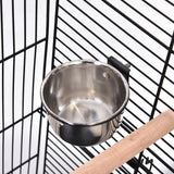 Клетка за голям папагал с формата на къща 65 x 54 x152 - 160 см