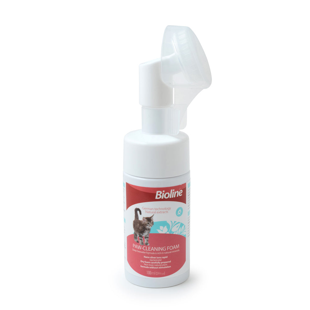 Bioline Paw-Cleaning Foam - Пяна за почистване на котешки лапи 100мл