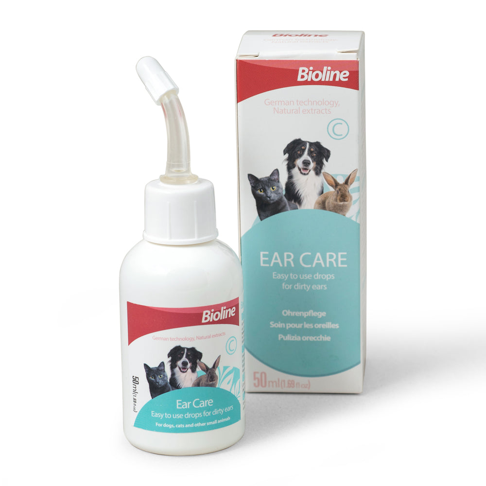 Bioline Ear Care - Капки за почистване на уши на домашните любимци