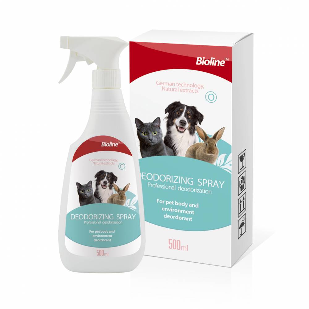 Bioline Deodorizing Spray - Дезодорант за домашни любимци 500мл