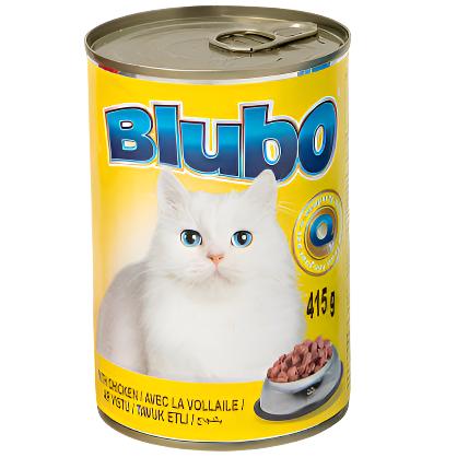 BLUBO Балансирана консерва за котки с пилешко 415 гр