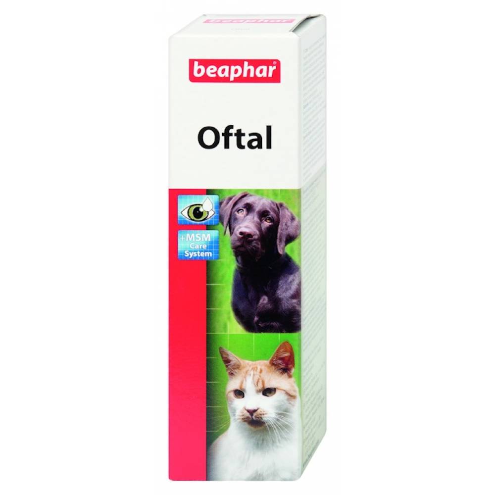 Beaphar Oftal - Капки/лосион за очи за домашни любимци 50мл