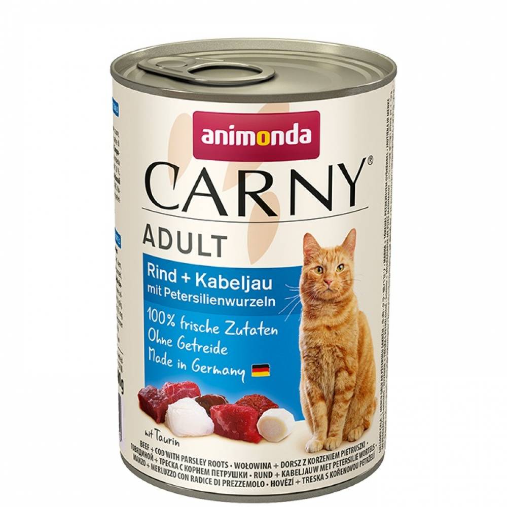 CARNY ADULT - Премиум консервирана храна за котки (400 г)