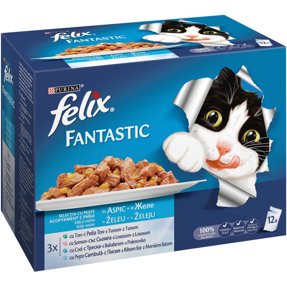 FELIX Fantastic пауч грил в желе 12 x 100гр