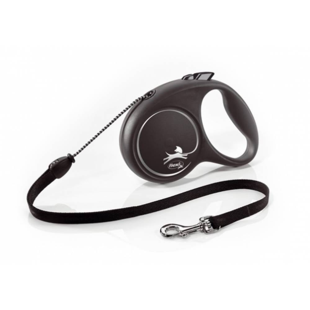 Flexi Black Design S , 5метра въже - за кучета до 12кг.