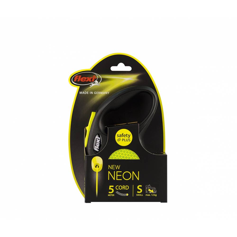 Flexi Neon M , 5метра въже - за кучета до 20кг.