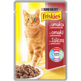 Purina Friskies балансиран пауч за котки хапки в сос 85 гр