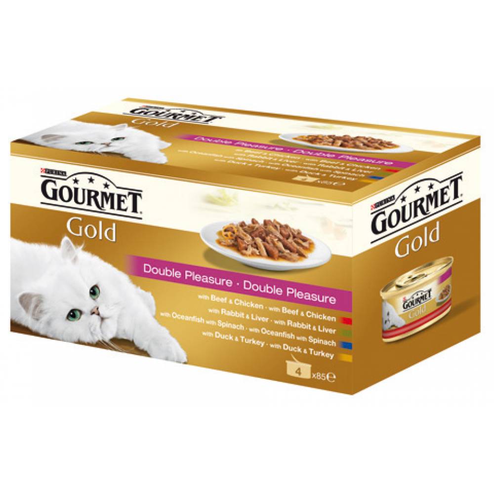 Gourmet Gold Премиум консерва за котка 4 x 85 гр.