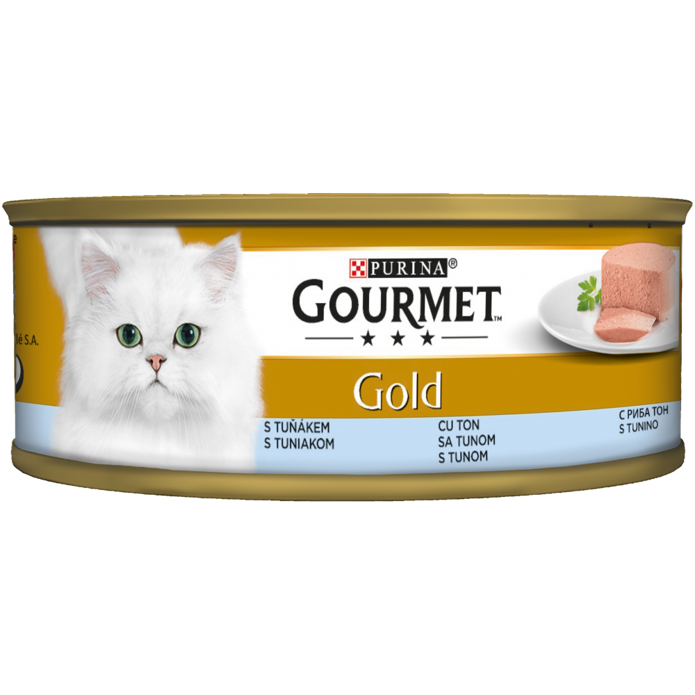 Премиум консерва за котка Gourmet Gold пастет 85 гр.