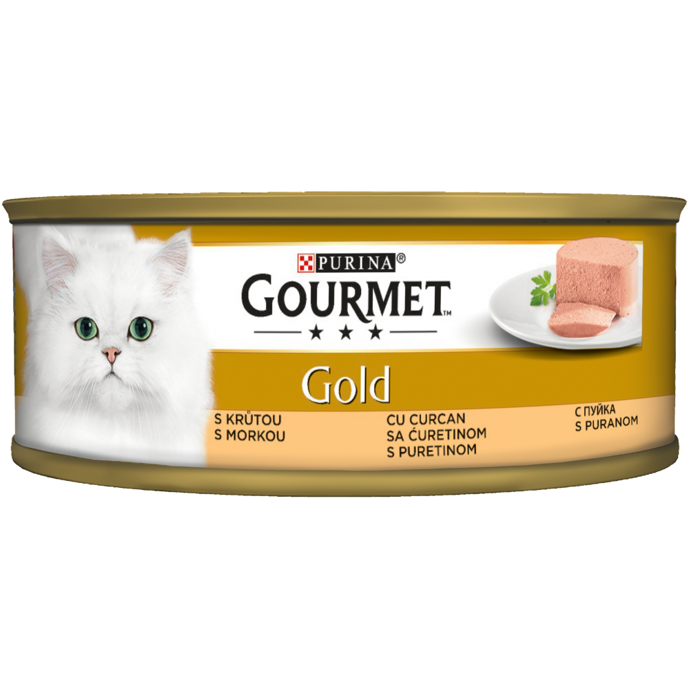 Премиум консерва за котка Gourmet Gold пастет 85 гр.
