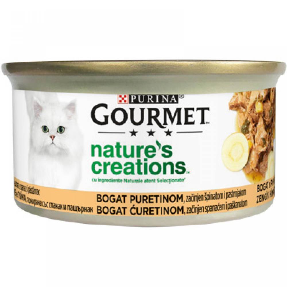 Премиум консерва за котка Gourmet Natural's естествени рецепти 85 гр.