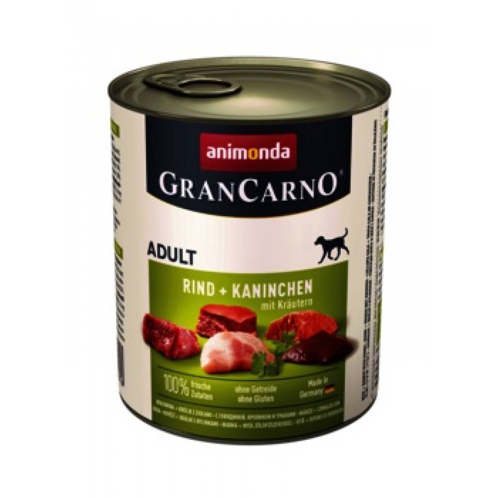 GranCarno консерва за кучета над 1 година – Разнообразие от вкусове за здравословно хранене - 400гр.