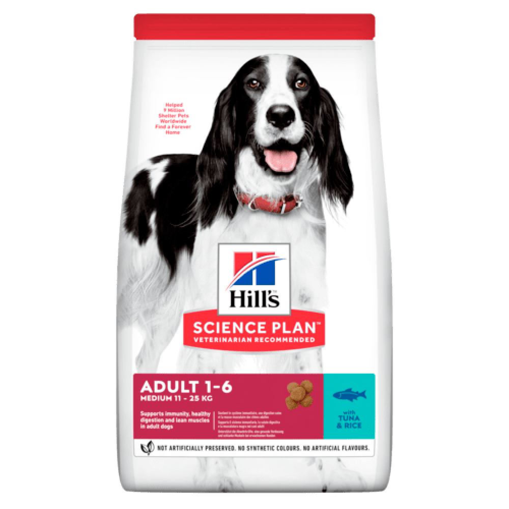 Hill`s Dog Adult Medium Риба тон 12 кг.