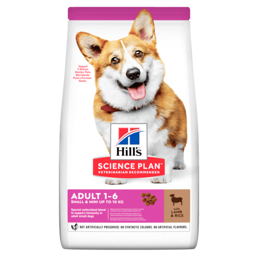 Hill’s Science Plan Adult Small & Mini с Агнешко и ориз, чувал от 6кг