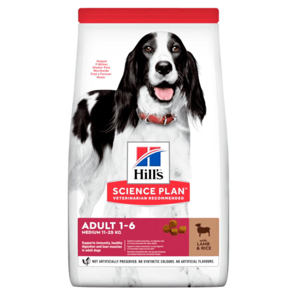 Hills Dog Adult Medium Aгне 14 кг.