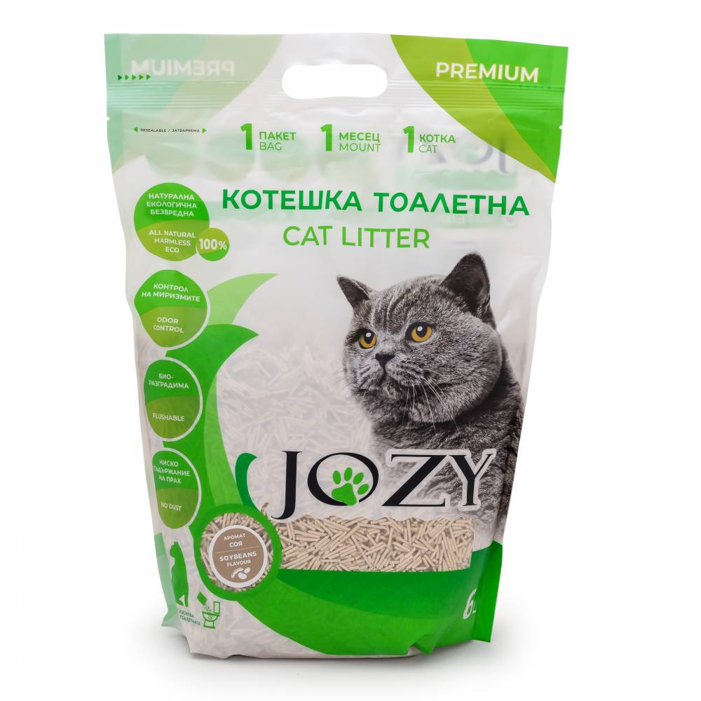 JOZY ТОФУ натурален продукт за котешка тоалетна 5л