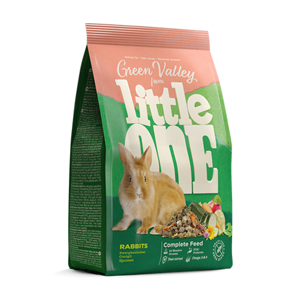 LITTLE ONE Green Valley Храна за зайци 750гр.