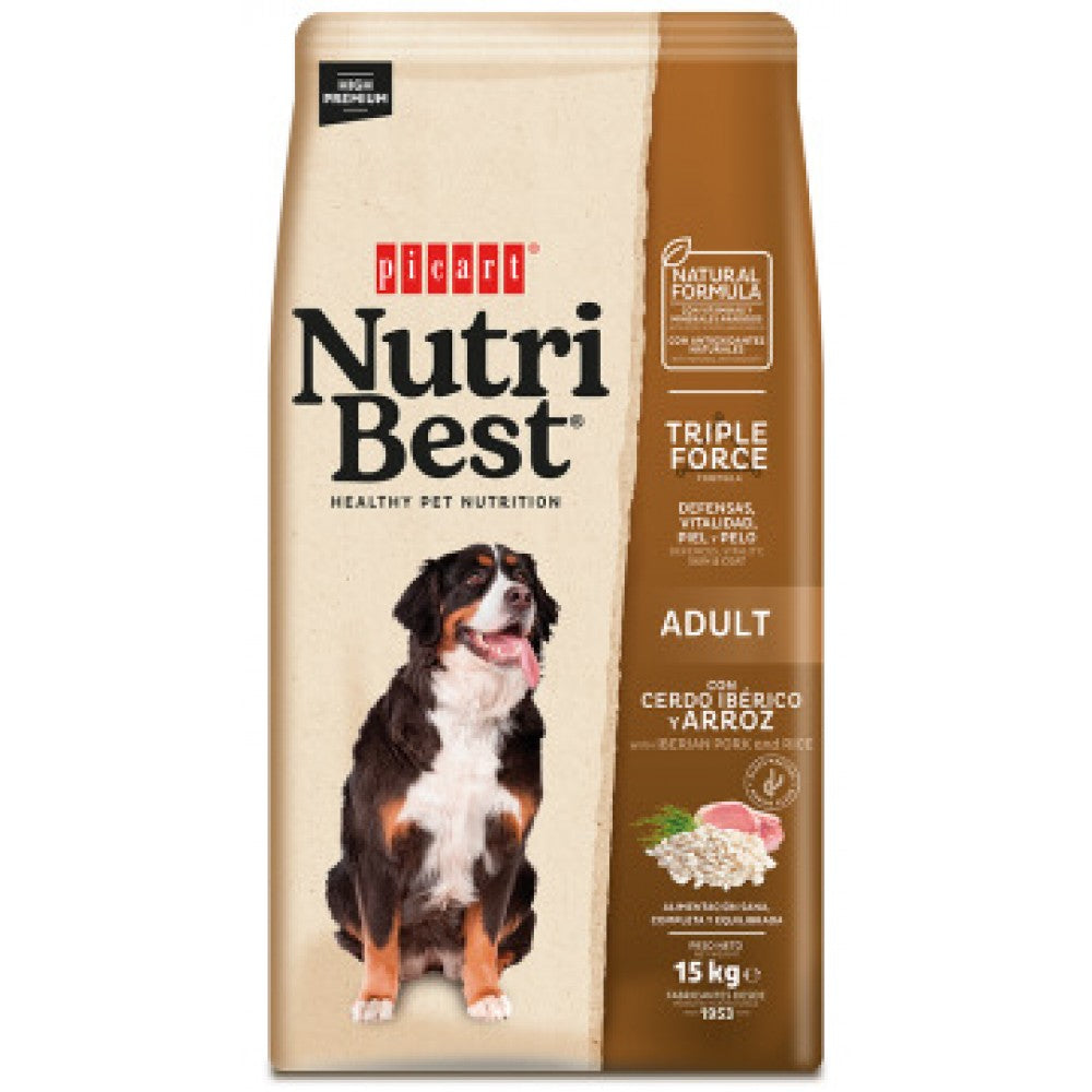 NUTRIBEST Adult Iberian Pork and Rice - чувал 15 кг.