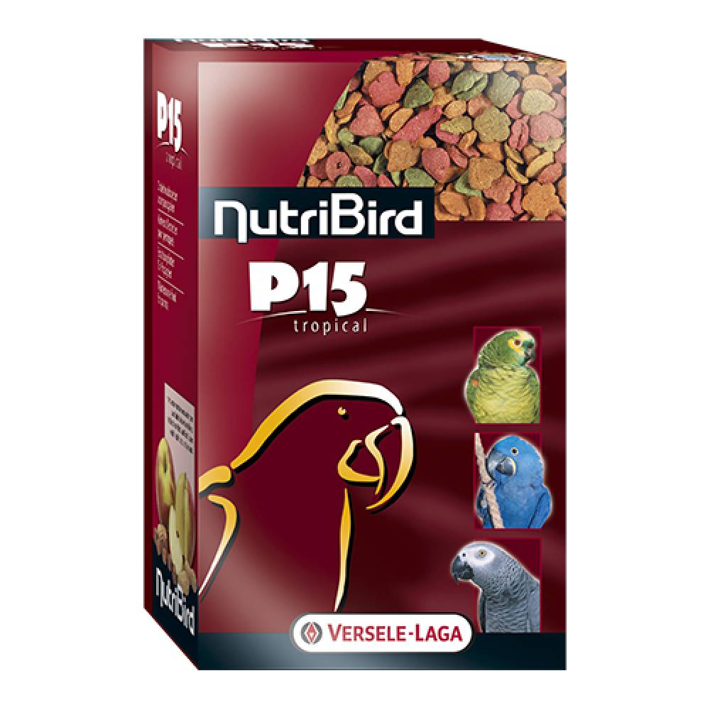 Versele-Laga NutriBird P15 Tropical - Премиум храна за голям папагал 1кг