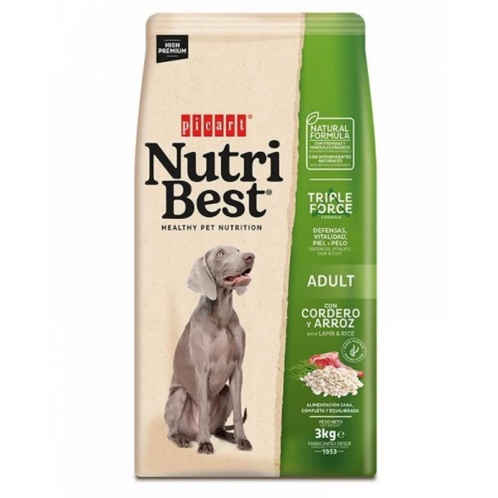 NutriBest Adult Агнешко и ориз, чувал от 15кг