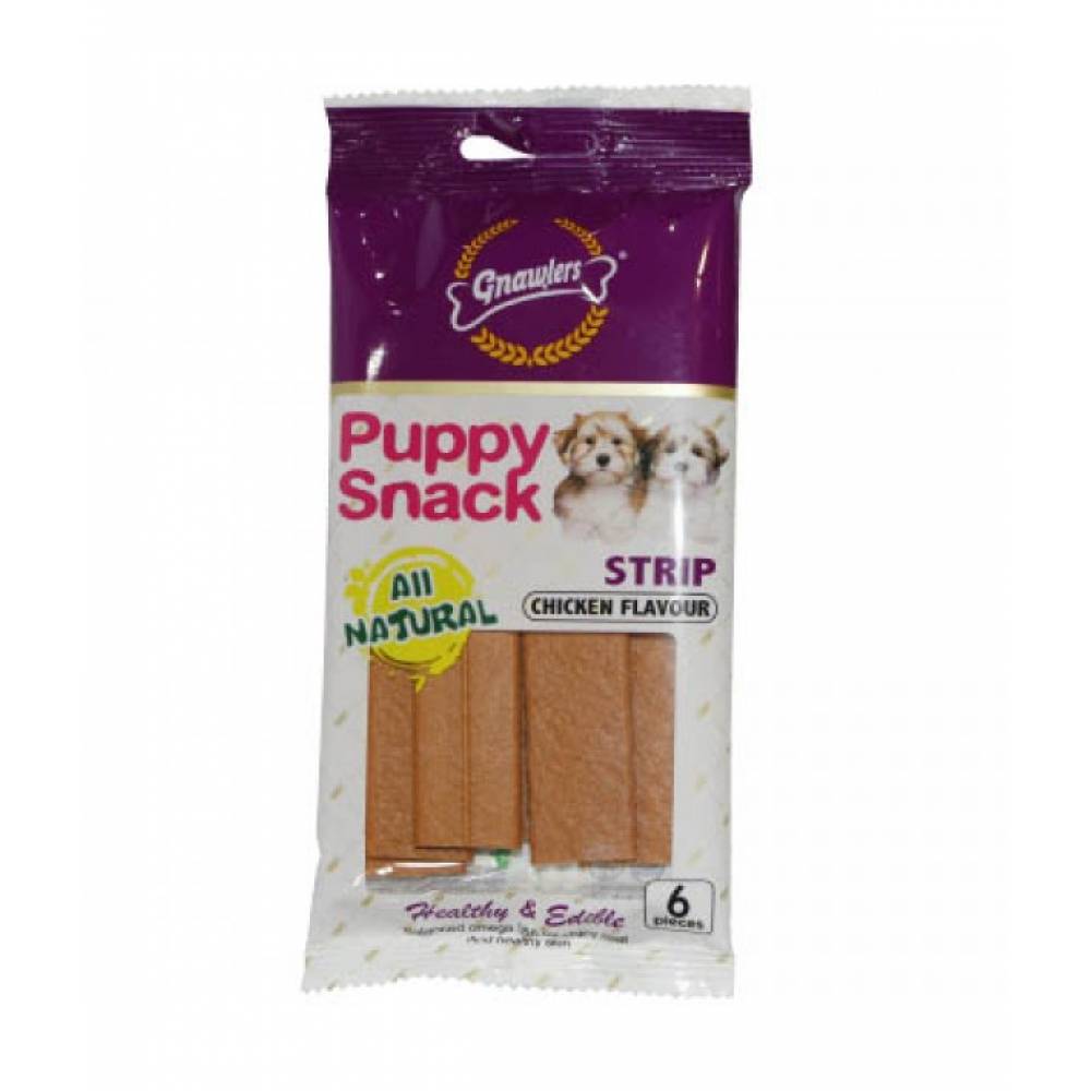 Лакомство за кучета GNAWLERS PUPPY SNACK с пиле - 6бр.