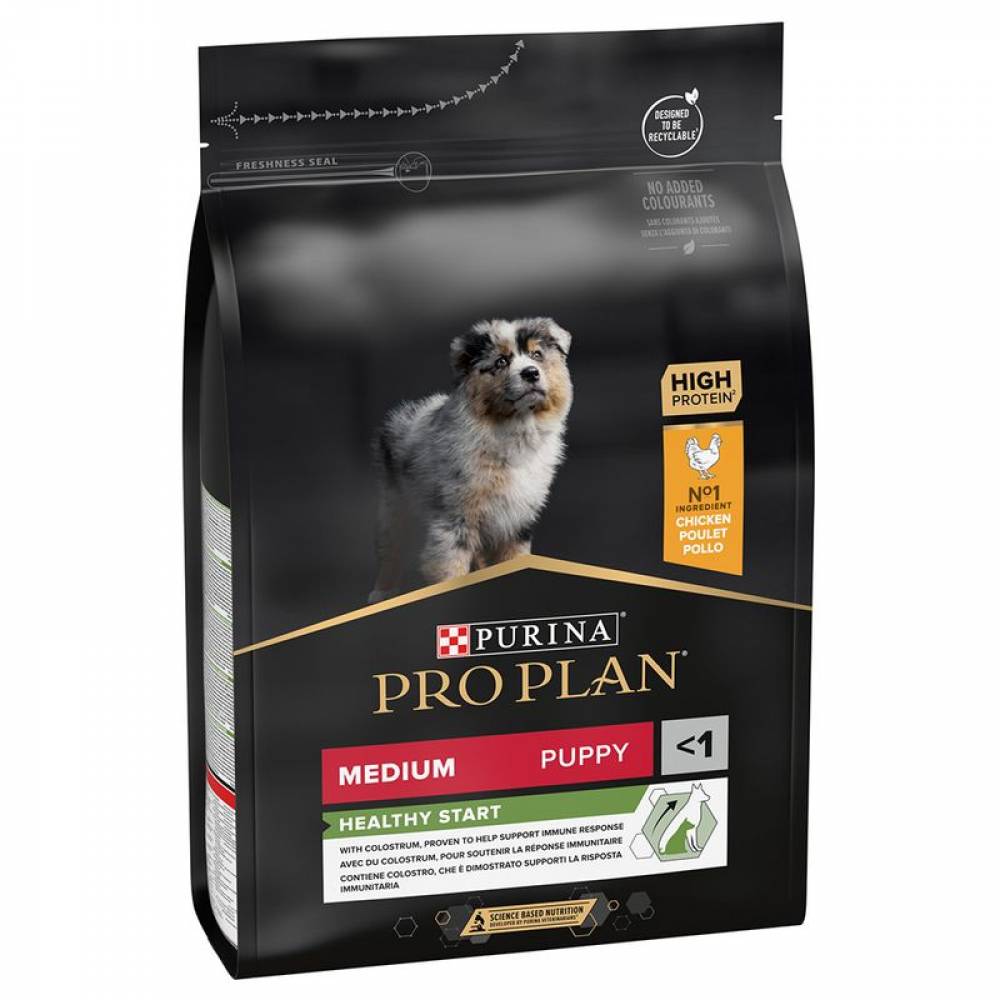 Премиум гранулирана храна PURINA PRO PLAN Medium Puppy Healthy Start - 12кг.