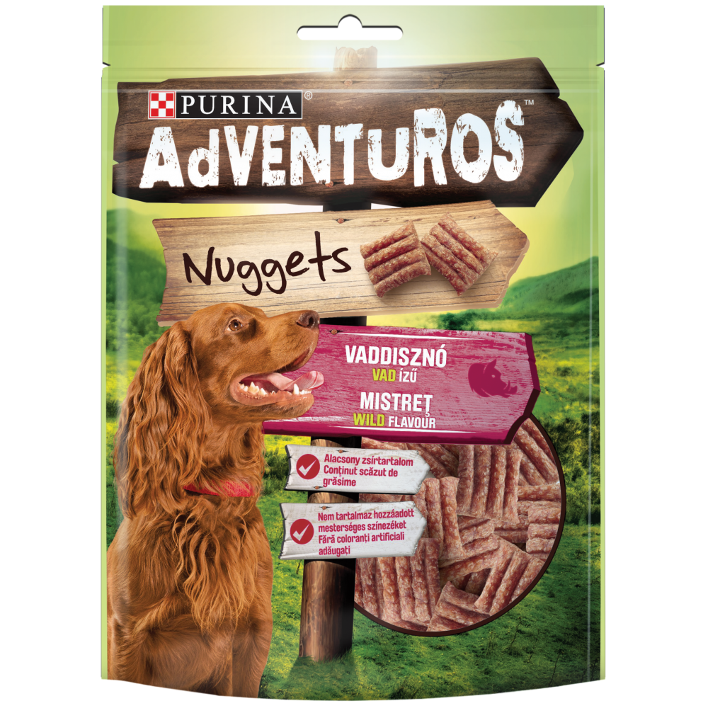 Лакомство за кучета PURINA ADVENTUROS , разлизни вкусове - 90гр.