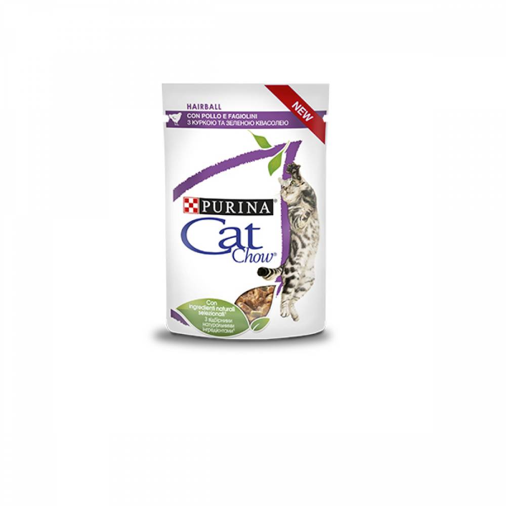 Специализиран пауч за котки PURINA CAT CHOW HAIRBALL CONTROL 85 гр.