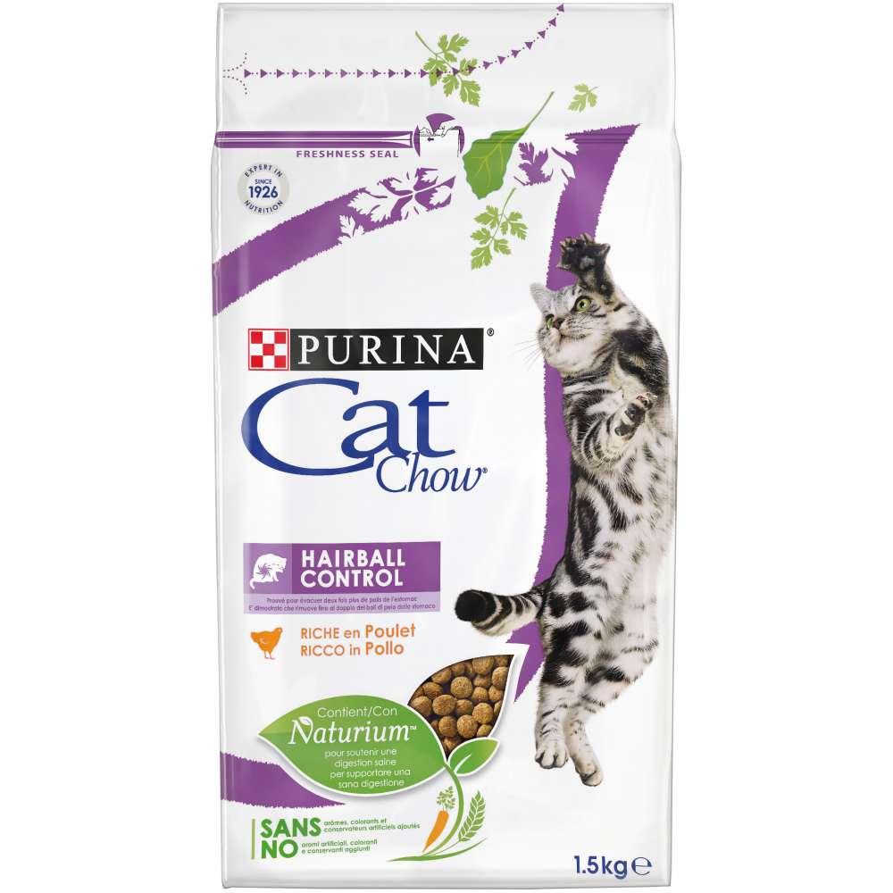 Специализирана храна за котки PURINACAT CHOW Hairball Control-15кг