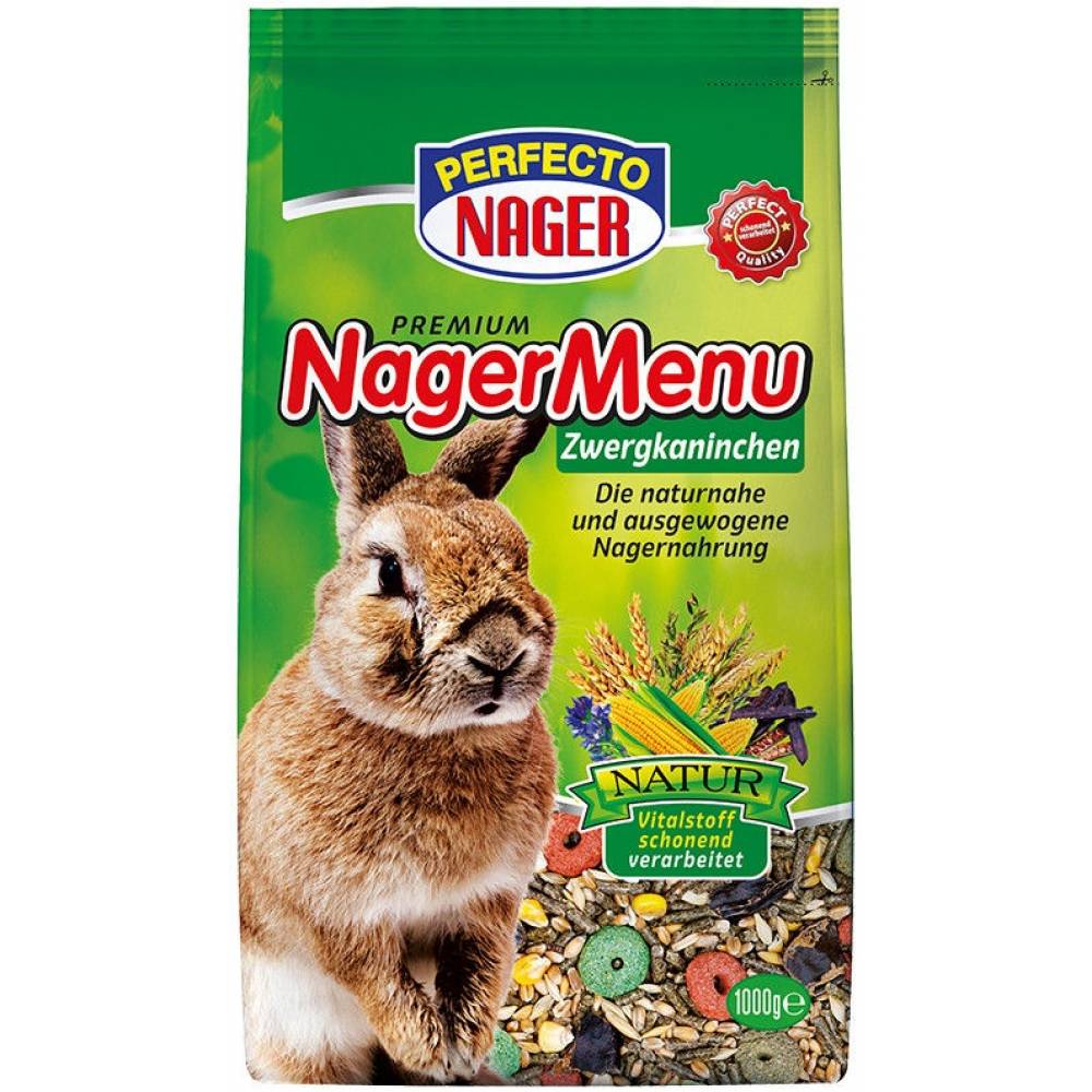 PERFECTO Premium Nager Menu Балансирана храна за зайци джуджета 1кг