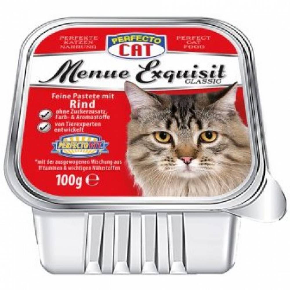 Балансиран пастет за котки Perfecto Cat 100гр