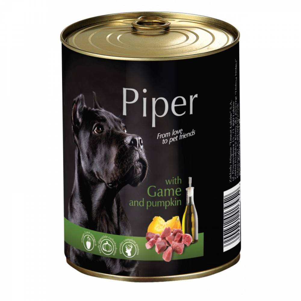 Piper – Премиум консервирана храна за кучета с разнообразие от вкусни и здравословни рецепти - 400гр.