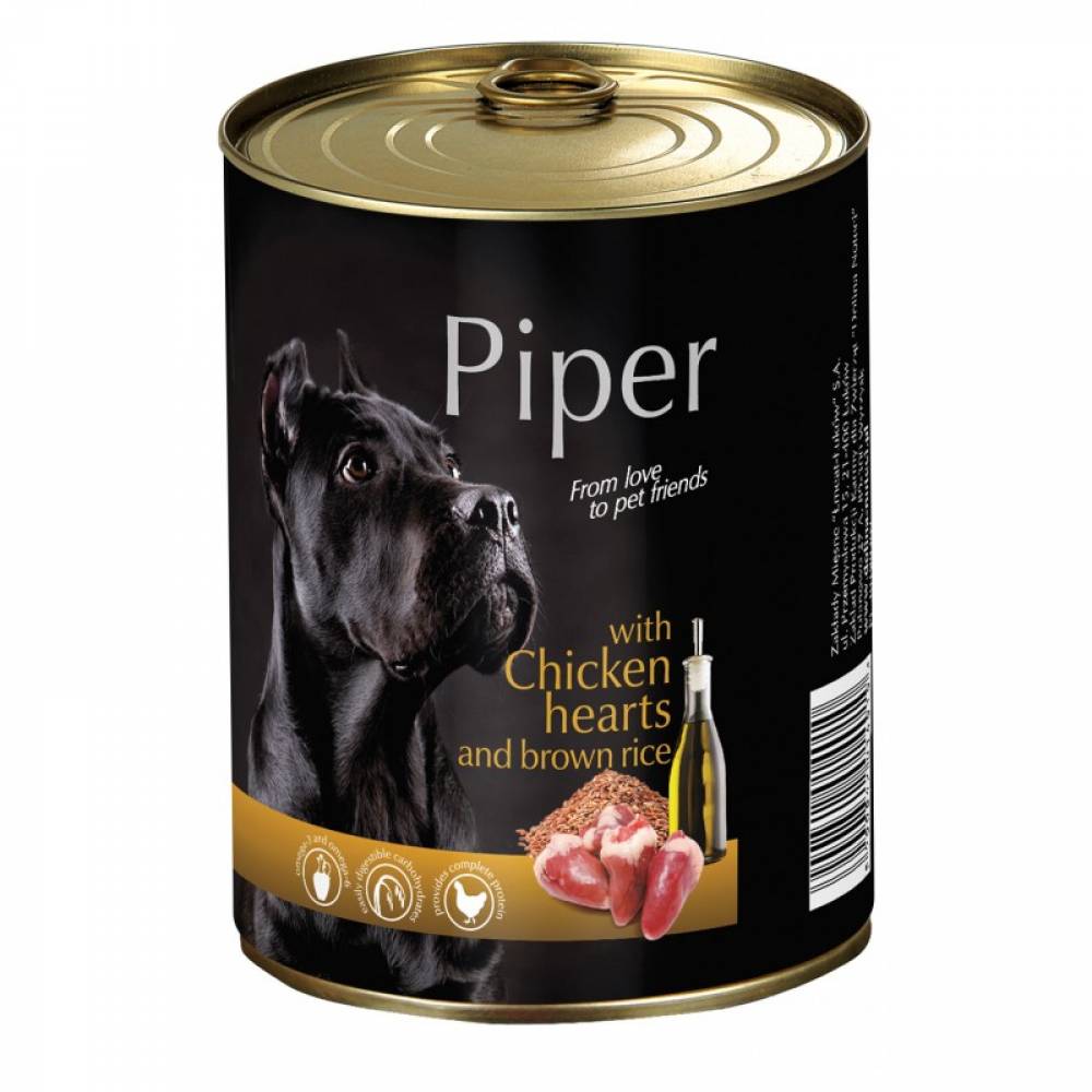Piper – Премиум консервирана храна за кучета с разнообразие от вкусни и здравословни рецепти - 400гр.