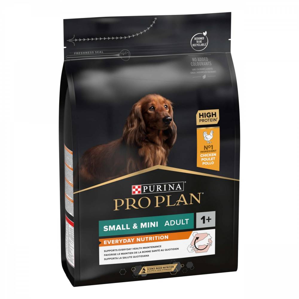 Премиум гранулирана храна Purina PROPLAN Small and Mini Adult, с вкус на пиле и ориз - 7 кг.