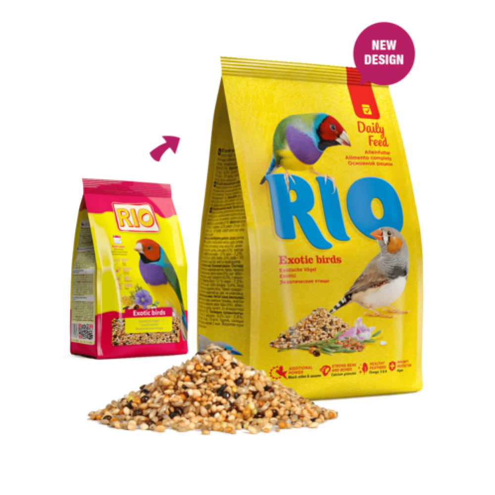 RIO Exotic Birds - Балансирана храна за екзотични птици 500гр