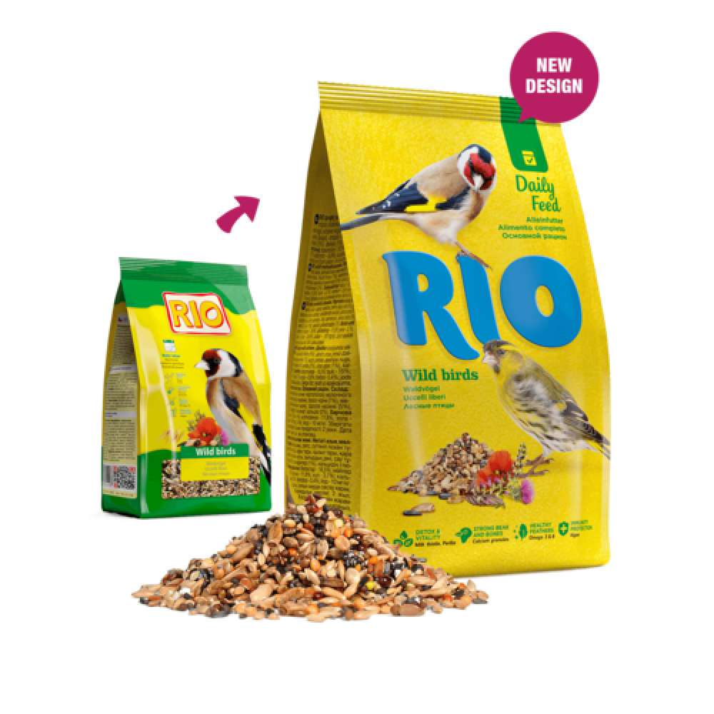 RIO Wild Birds- Балансирана храна за диви птици 500гр